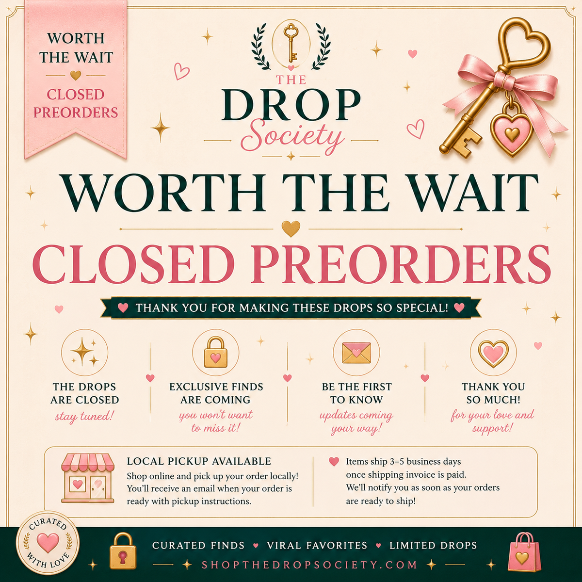 CLOSED Preorders