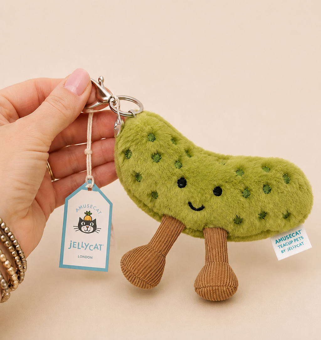Adorable Plush Charm—Pickle (50% Preorder Deposit)