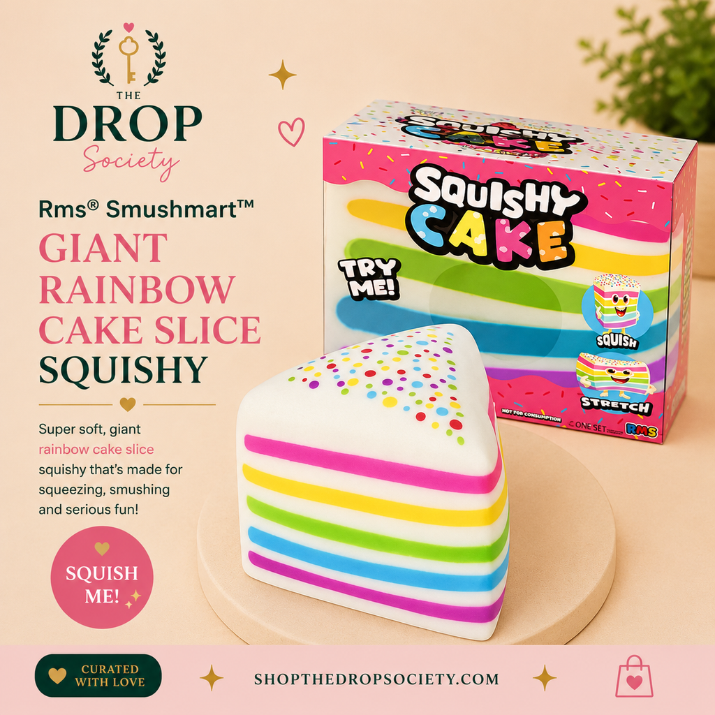 Rms® Smushmart™ Giant Rainbow Cake Slice Squishy (50% Preorder Deposit)