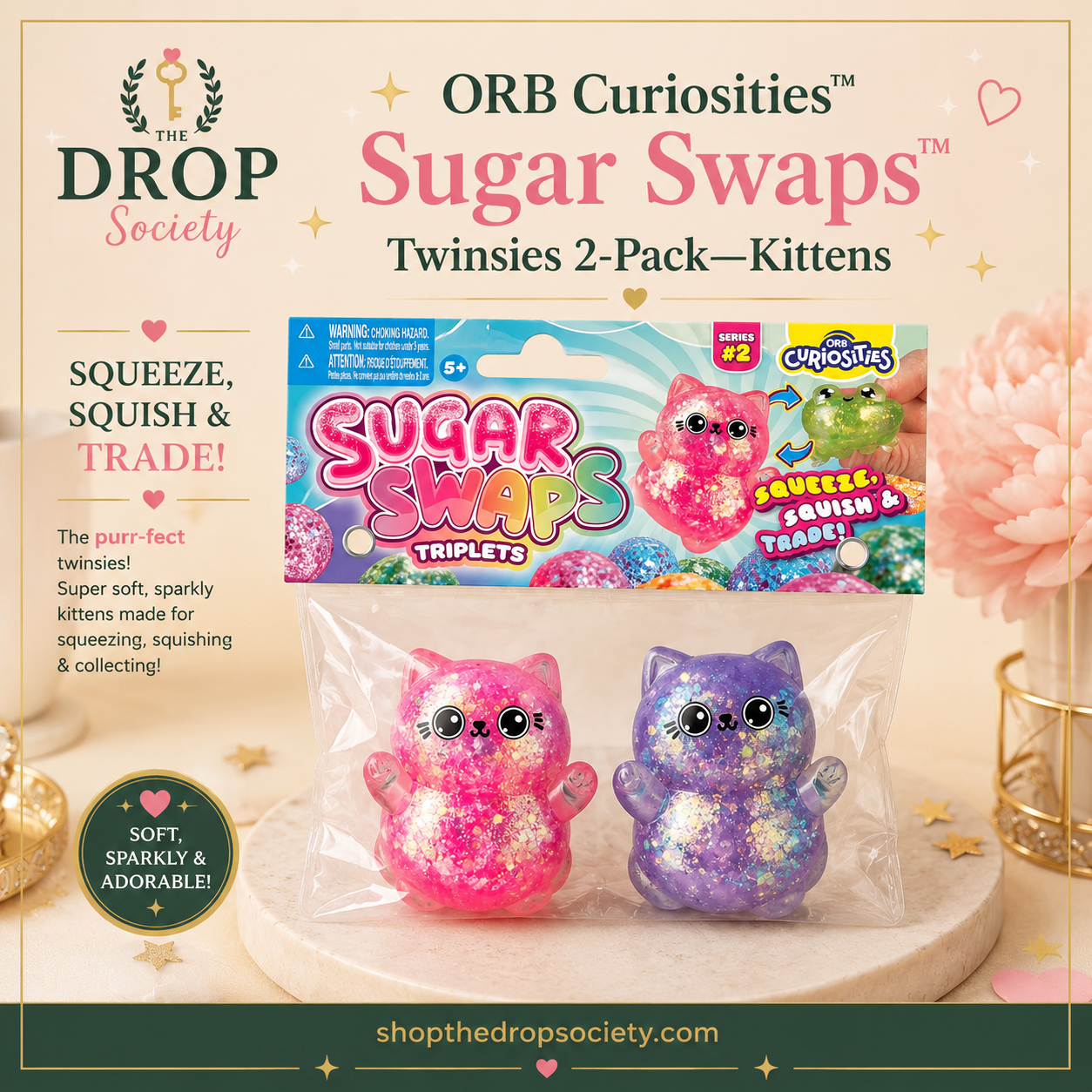 ORB™Sugar Swaps Twinsies 2 pack-Kittens