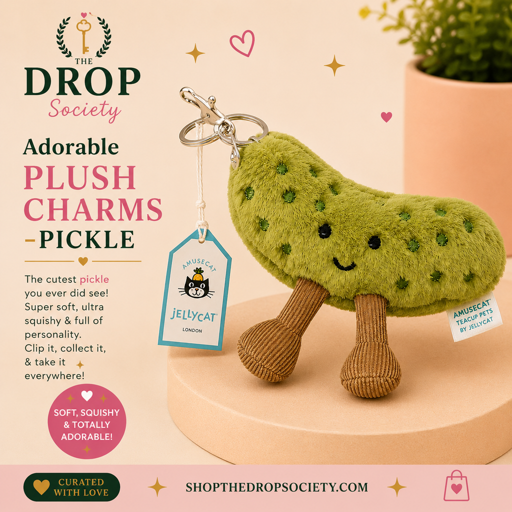Adorable Plush Charm—Pickle (50% Preorder Deposit)