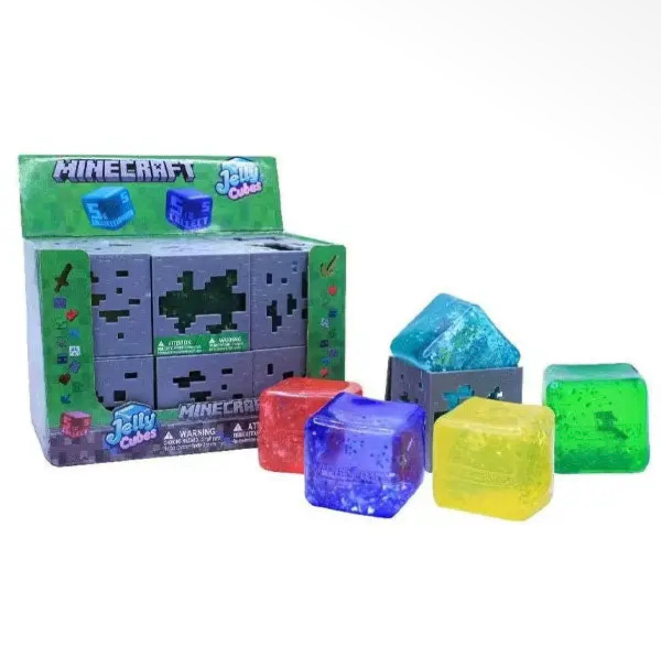 Minecraft® Jelly Cube Series 1 Squishy® Fidget Toy Blind Box