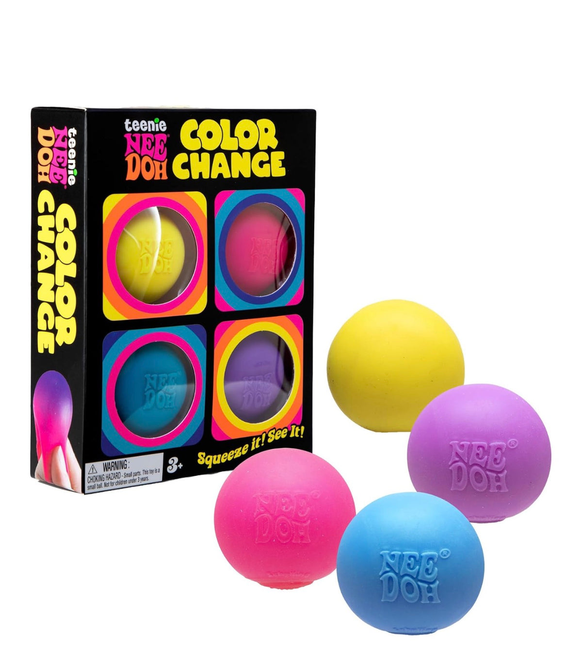 NeeDoh® Teenie Color Change 4 pack