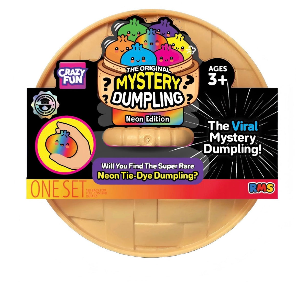 RMS® Crazy Fun™ Neon Tye Dye Dumpling