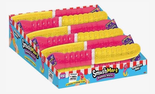*SOLD OUT* PREORDER:: (50% Preorder Deposit) Rms® Smushmart™ Giant 15" Gummy
Worm Squishy