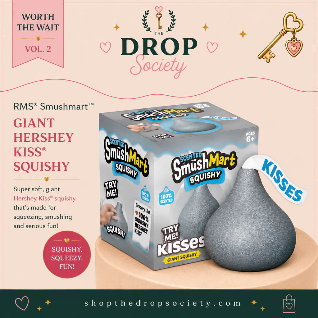 PREORDER:: Rms® Smushmart™ Giant Hershey Kiss® Squishy-assorted colors