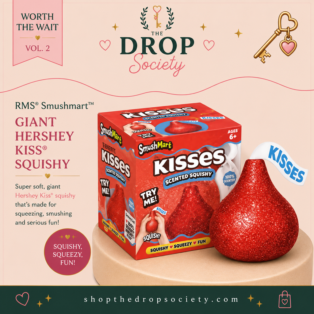 PREORDER:: Rms® Smushmart™ Giant Hershey Kiss® Squishy-assorted colors