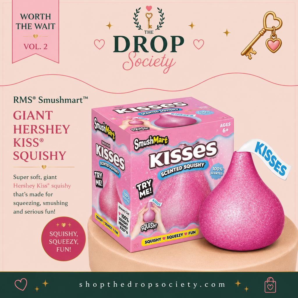 PREORDER:: Rms® Smushmart™ Giant Hershey Kiss® Squishy-assorted colors