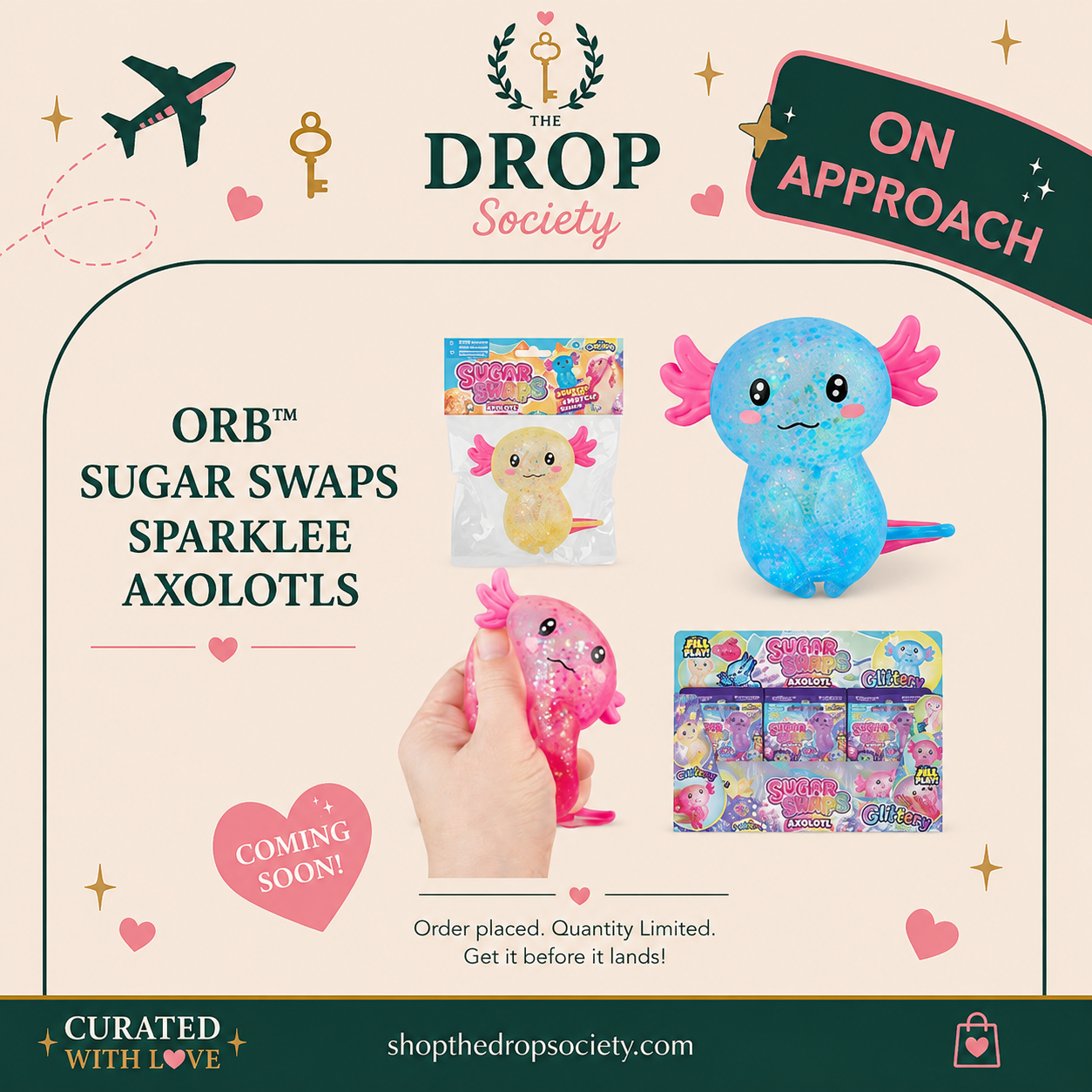 ON APPROACH:: ORB™Sugar Swaps Sparklee Axolotls