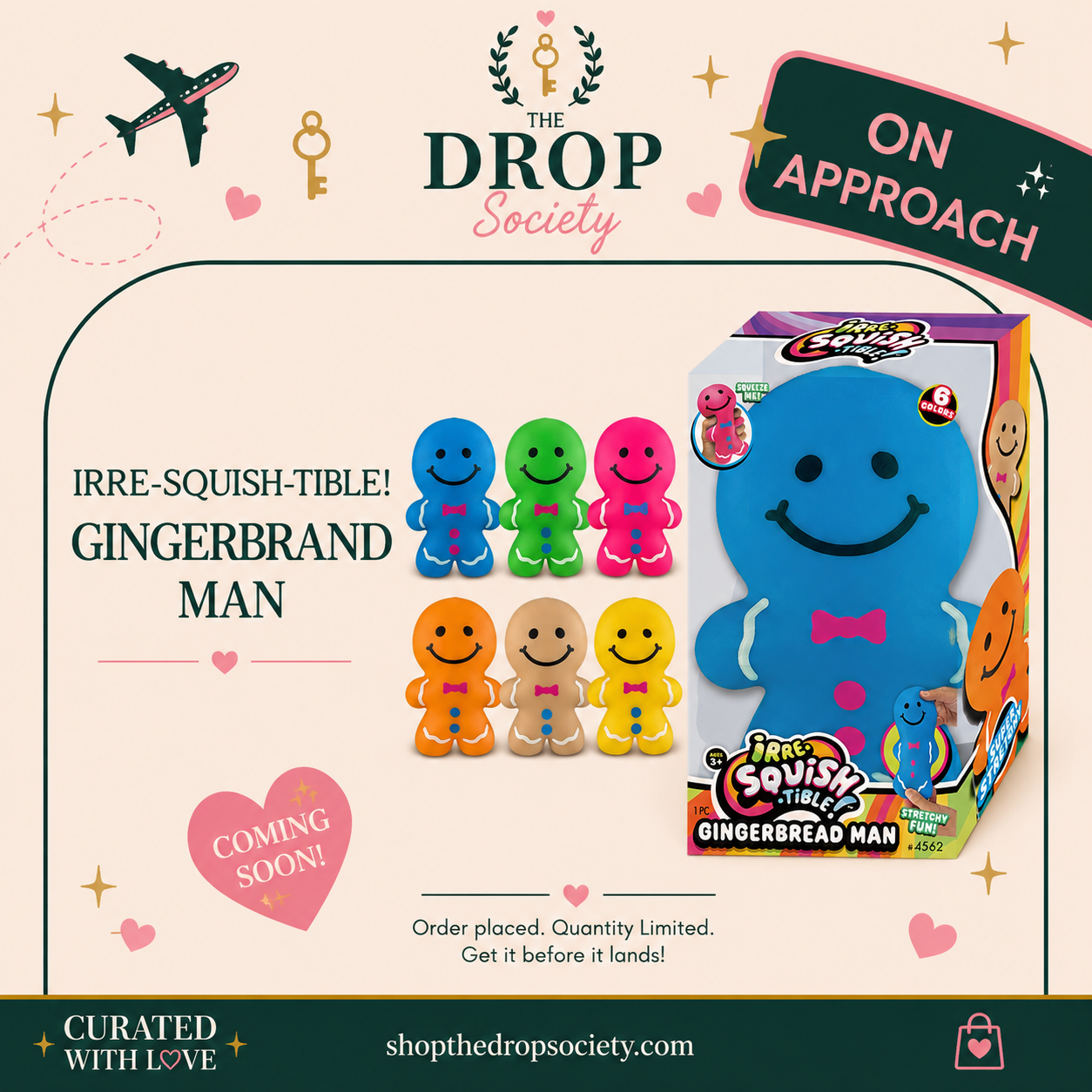 ON APPROACH:: Irre-Squish-tible!™ Gingerbrand Man