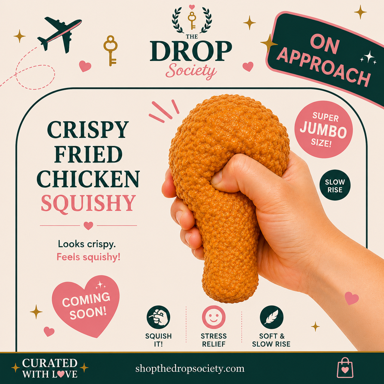 ON APPROACH:: Crispy Fried Chicken Squishy