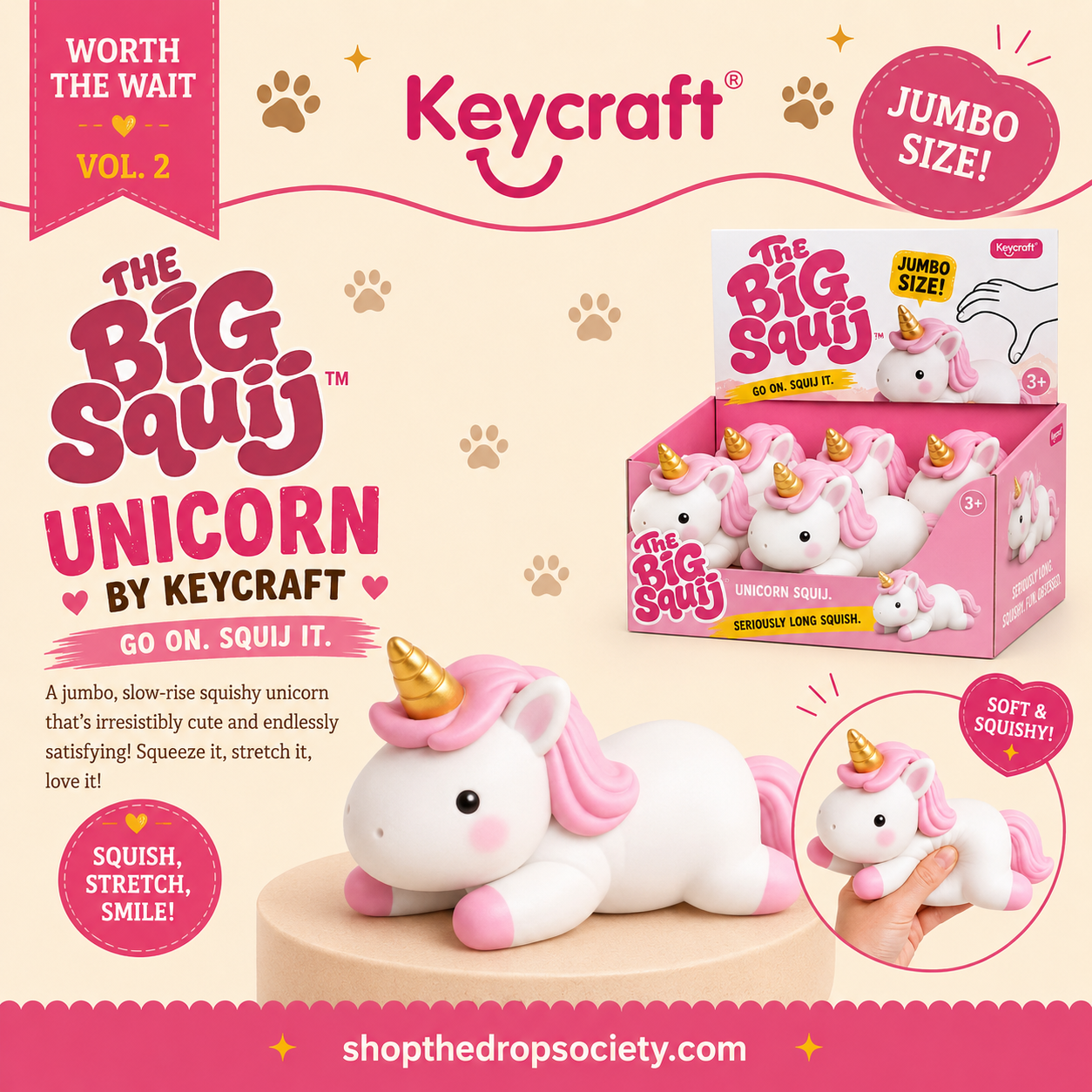 PREORDER:: The Big Squij™ Unicorn by KeyCraft®
