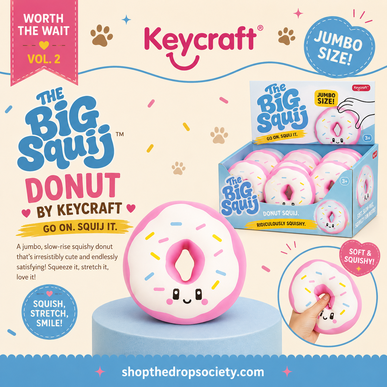 PREORDER:: The Big Squij™ Donut by KeyCraft®
