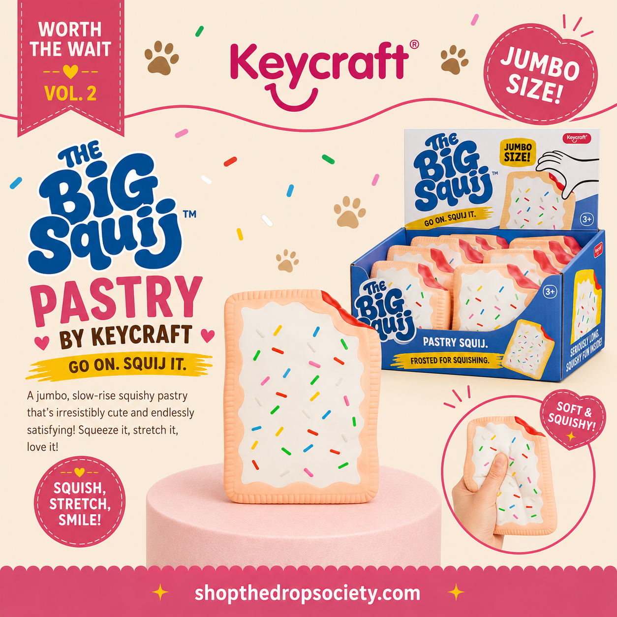 PREORDER:: The Big Squij™ Pastry by KeyCraft®
