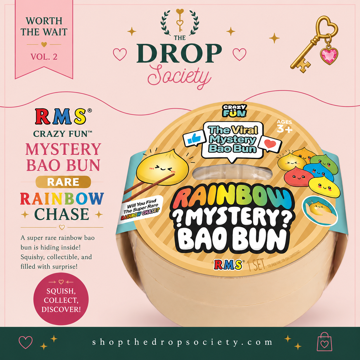 PREORDER:: Rms® Crazy Fun™ Mystery Bao Bun - Rare
Rainbow Chase