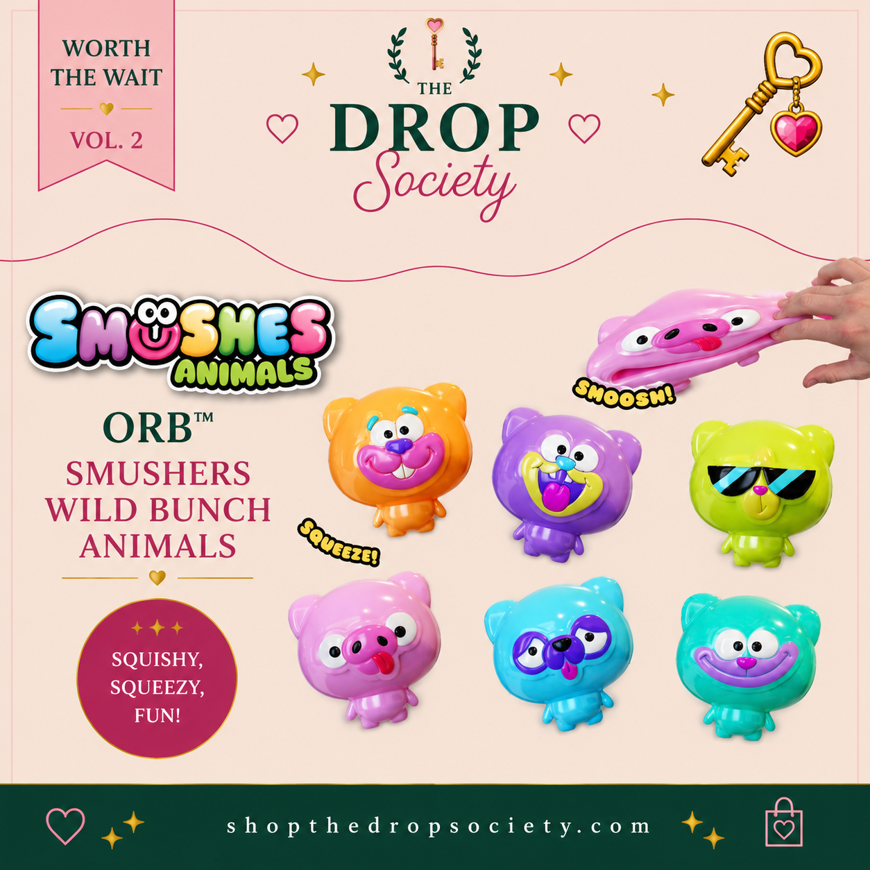 PREORDER:: ORB™ Smushers Wild Bunch Animals