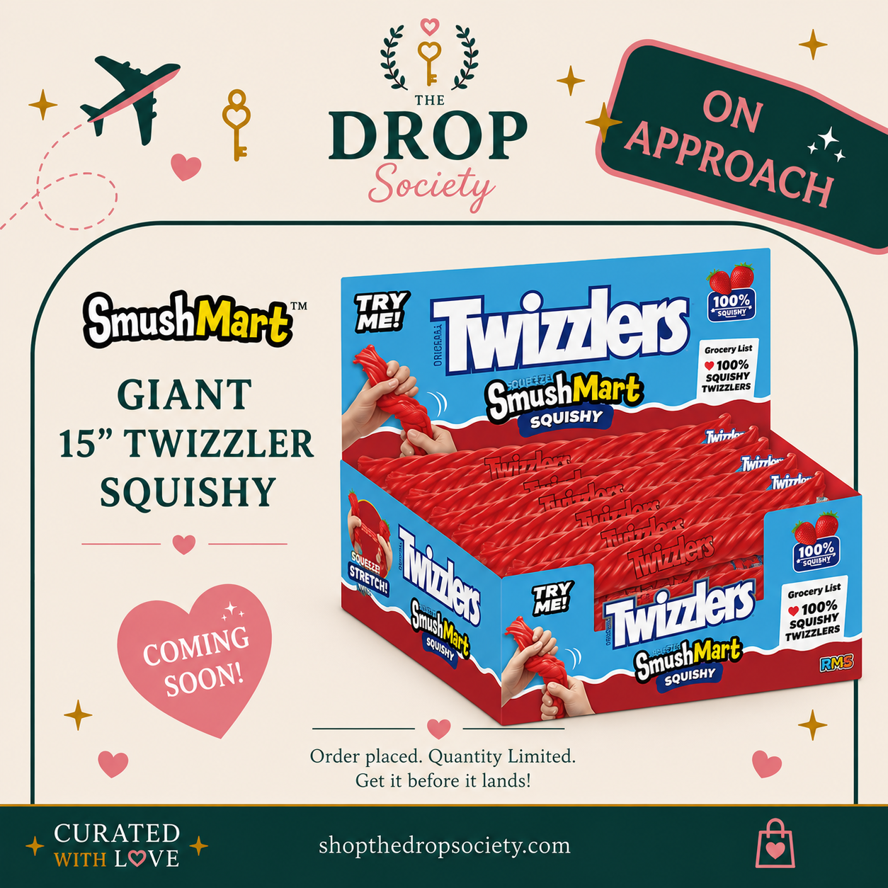 ON APPROACH:: Rms® Smushmart™ Giant 15" Twizzler