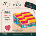 ON APPROACH:: Rms® Smushmart™ Giant Gummy Worm