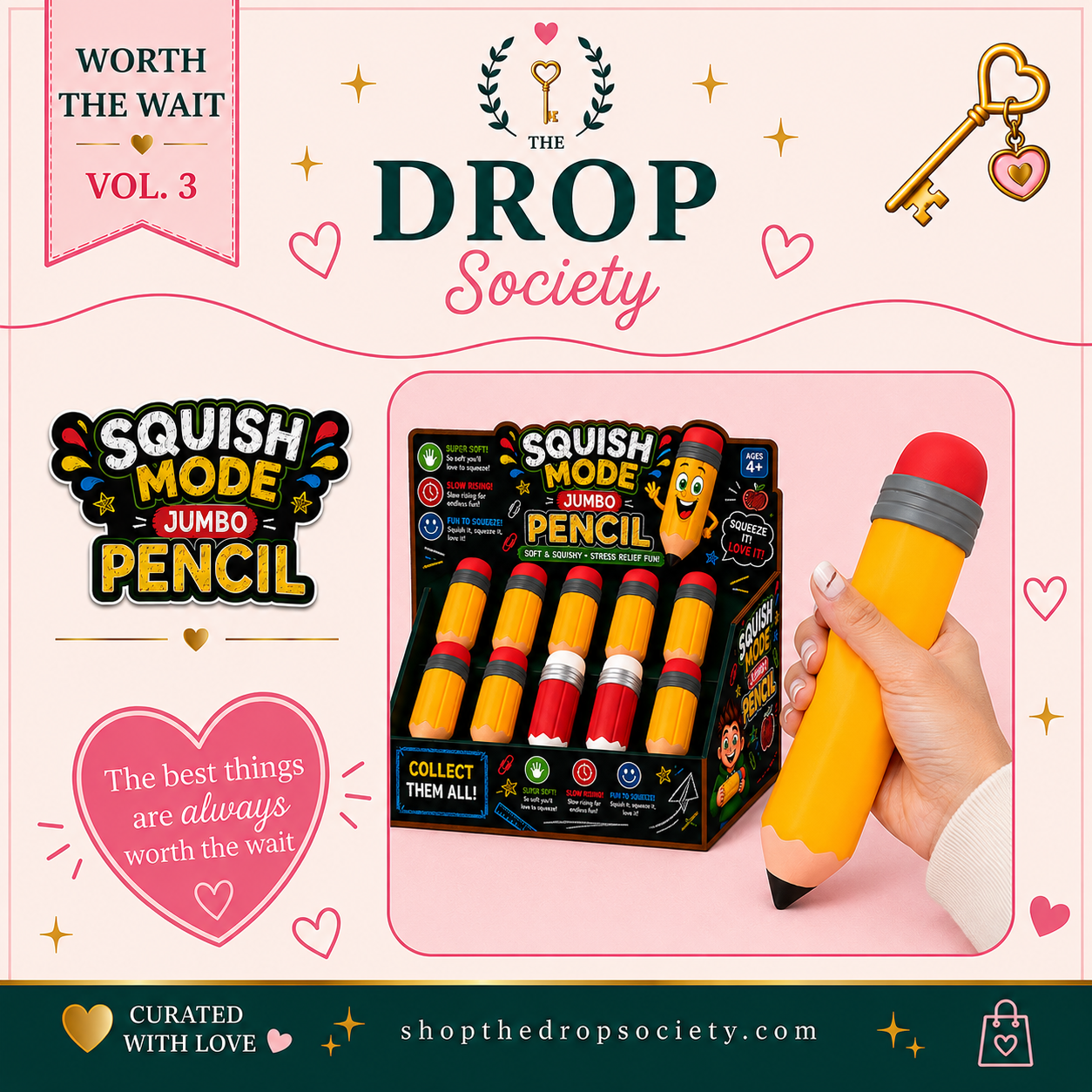 PREORDER:: Jumbo Squishy Pencil
