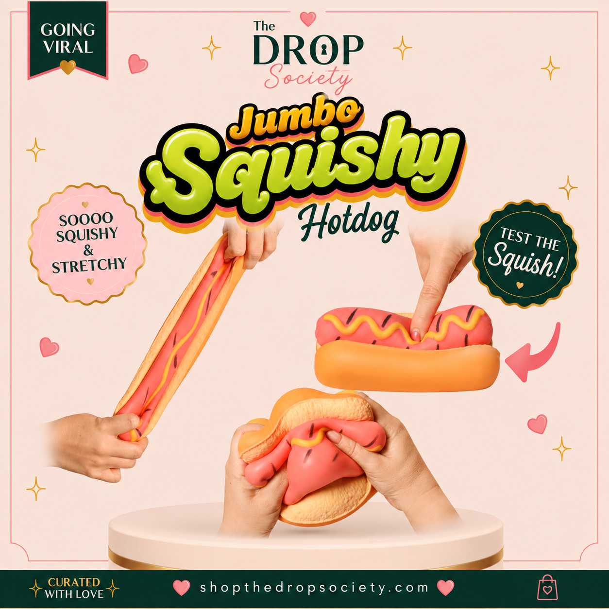 Sunny Days Toymendous™ Squishy Hotdog