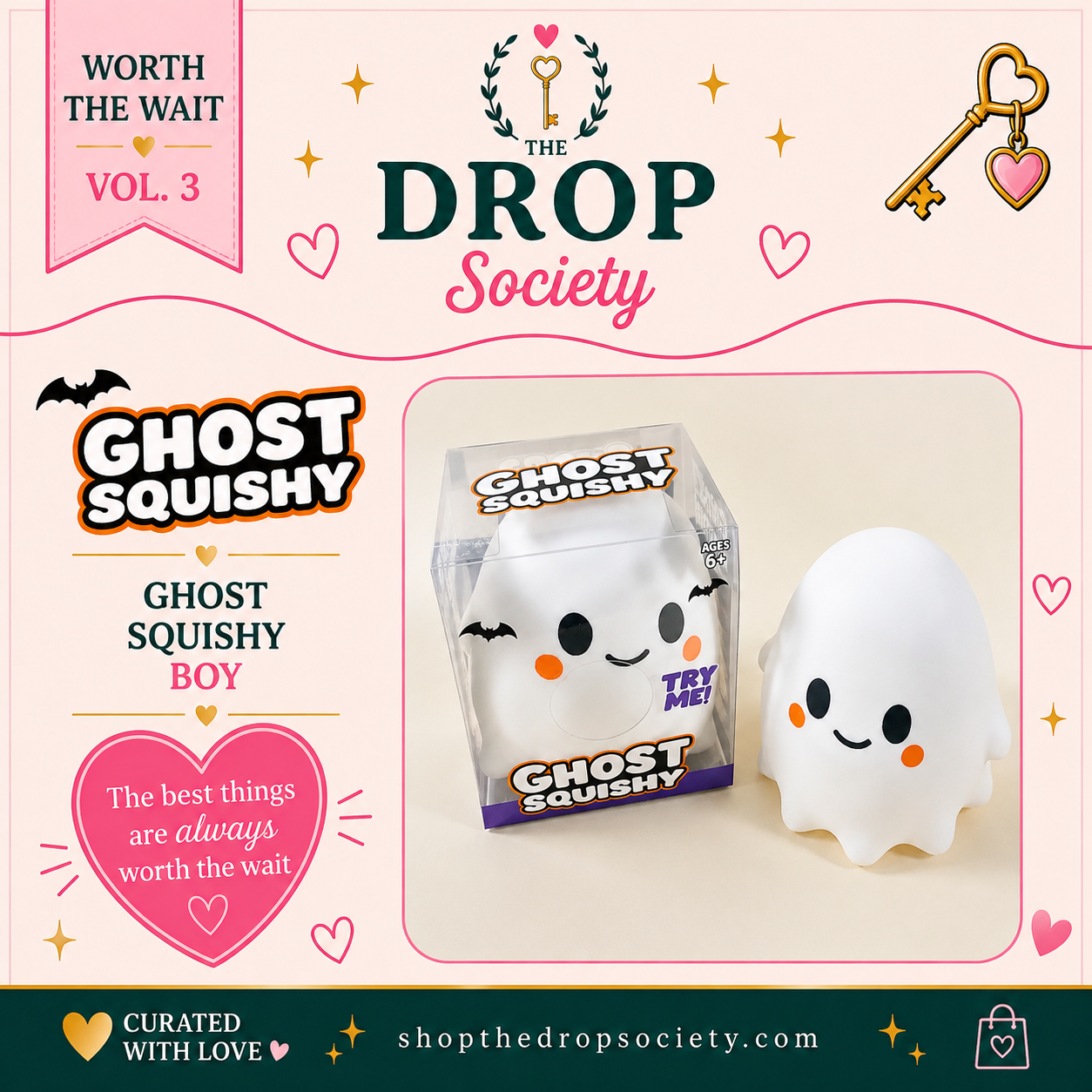 PREORDER:: Ghost Squishy Boy