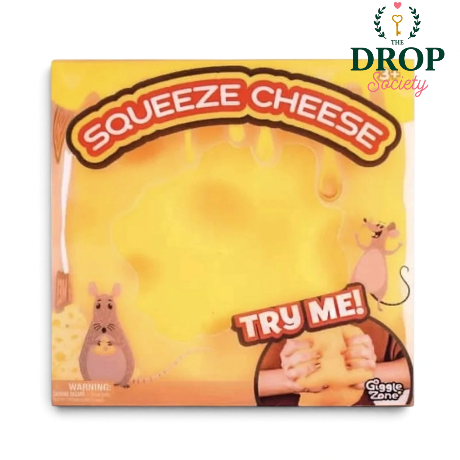 Giggle Zone® Jumbo Squishy Cheese