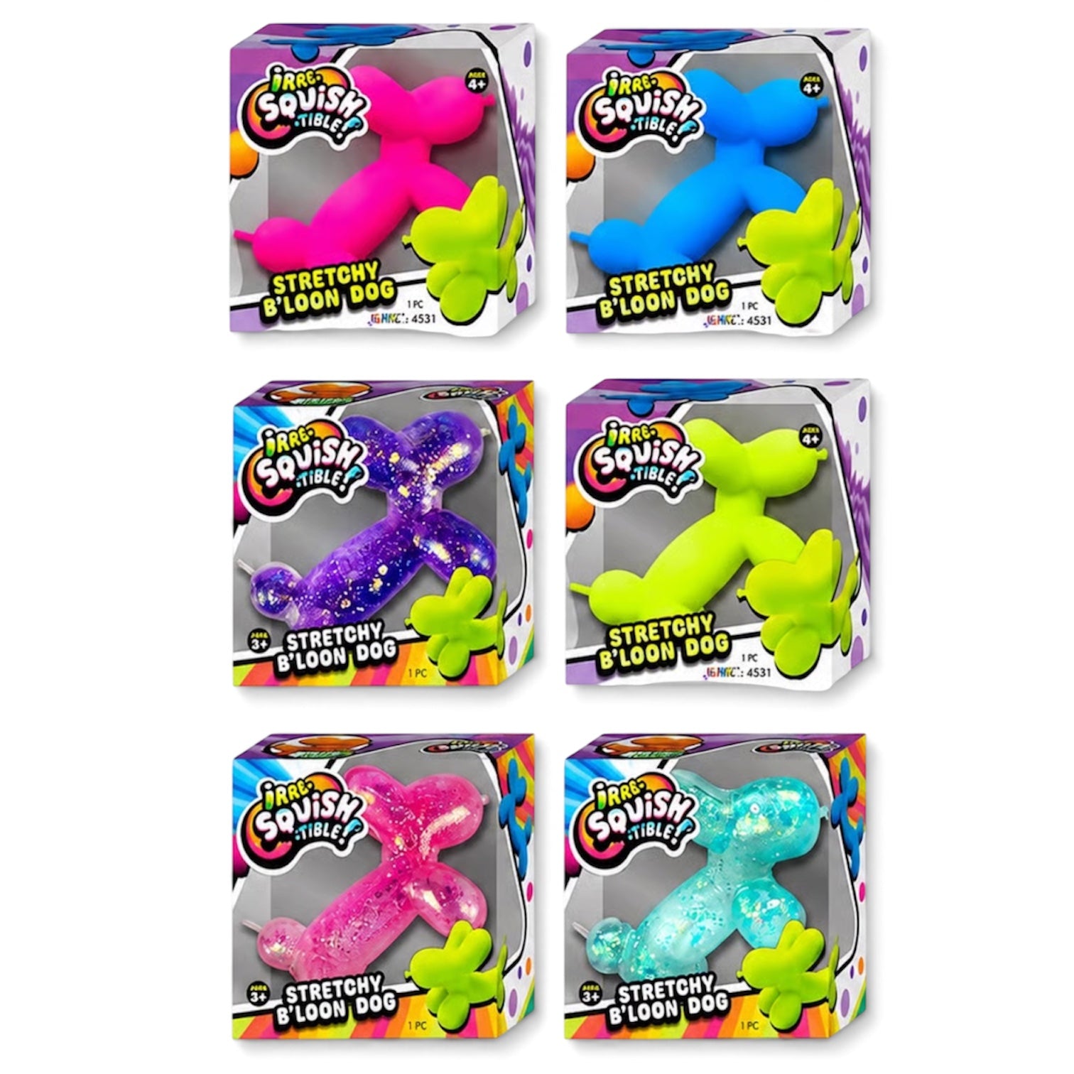 JA-RU® Stretchy Balloon Dog