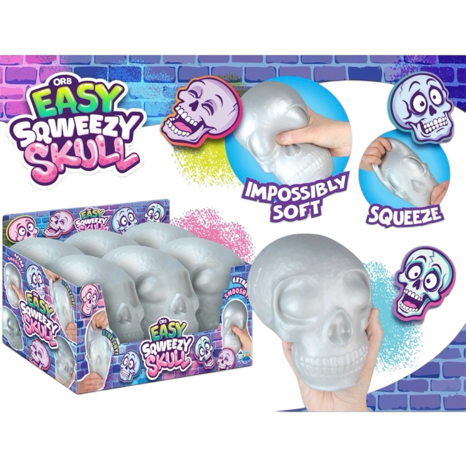 PREORDER:: PREORDER:: ORB™ Easy Sqweezy Skull