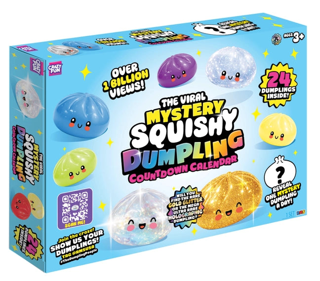 Rms® Crazy Fun™ Dumpling Advent Squishy Calendar 2026 (50% Preorder Deposit)