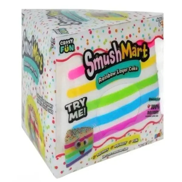 Rms® Smushmart™ Giant Rainbow Cake Slice Squishy (50% Preorder Deposit)