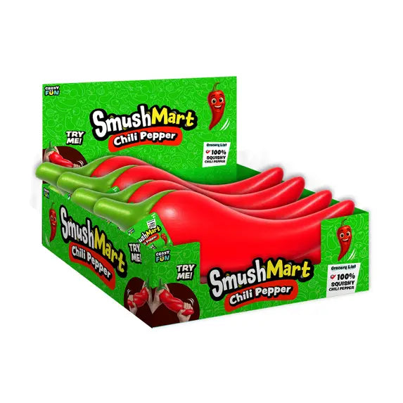 Rms® Smushmart™ Giant 15" Chili Pepper Squishy (50% Preorder Deposit)